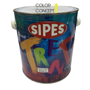 Sipes Vinyl Latex (tarech) for walls 1Kg, 4Kg,many colors, طرش سيبس جميع الألوان