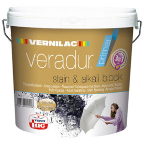 Veradur stain & alkali block - سلر أبيض للبقع للرصاص للحبر للدخان