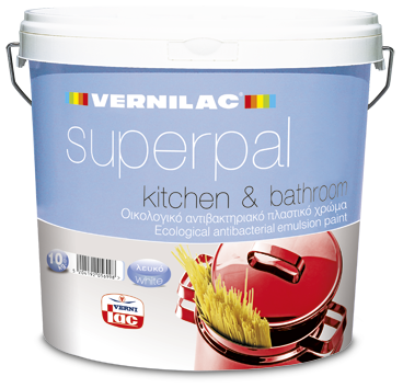 Superpal Kitchen & Bathroom  antibacterial mold resistant paint, 5 -1 Kilo - (SUPER KOTCHOUK)