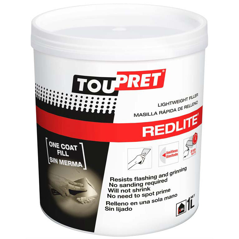 Toupret Redlite - Fast drying lightweight filler - معجونه خفيفة الوزن سريعة النشاف