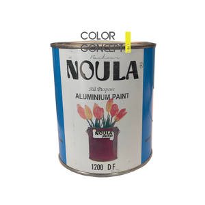 Noula Silver (Aluminum Color) Enamel Paint - بويا نولا فضي ألومنيوم للخشب والحديد