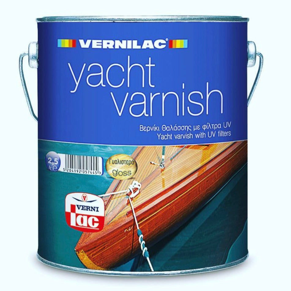 Yacht Varnish Oil Base, UV Filters, 0.75L, 2.5L, Satin, Matt, Clear