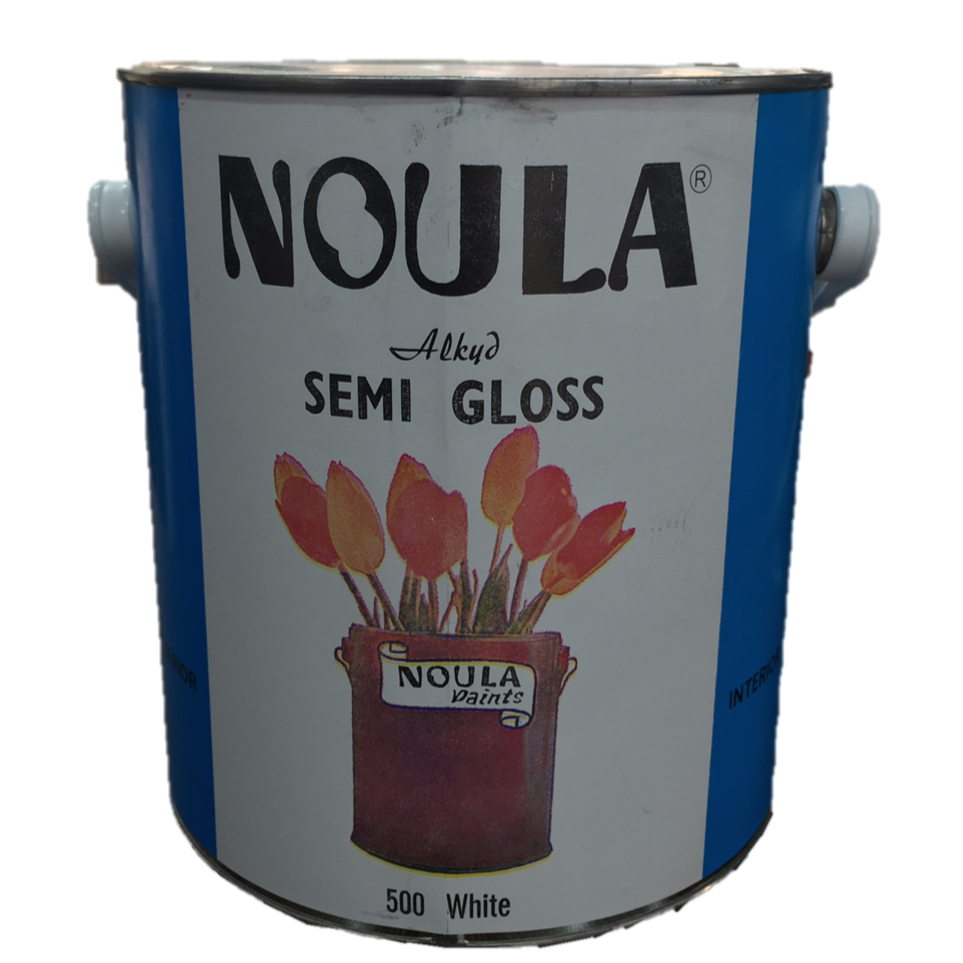 Noula Boya Oil enamel For Wood & Metal - Gloss, Satin, Matt, 4Kg, 1Kg, 0.5Kg - بويا زيتي نولا للخشب والحديد