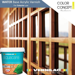 Powerful Water Based Wood Varnish Exterior - UV Filters- Clear, Gloss, Satine, Matt فرنيش مائي خارجي